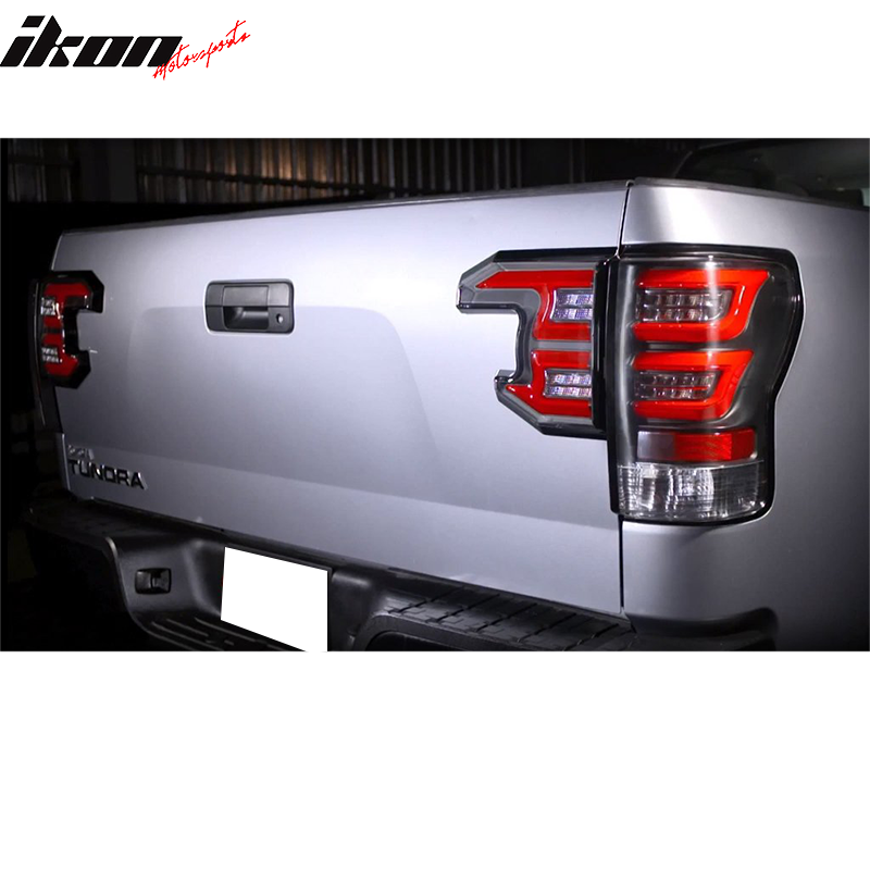 2007-2013 Toyota Tundra Sequential Clear Lens Housing LED Tail Lights