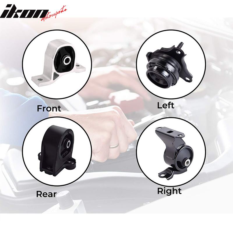 2001-2005 Honda Civic 1.7L Engine Motor Transmission Mount Kit