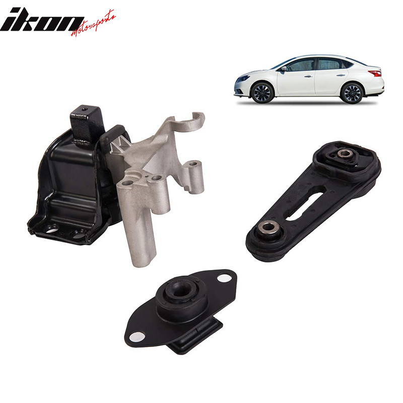 2007-2012 Nissan Sentra 2.0L Engine Motor Transmission Mount Kit 3PCS