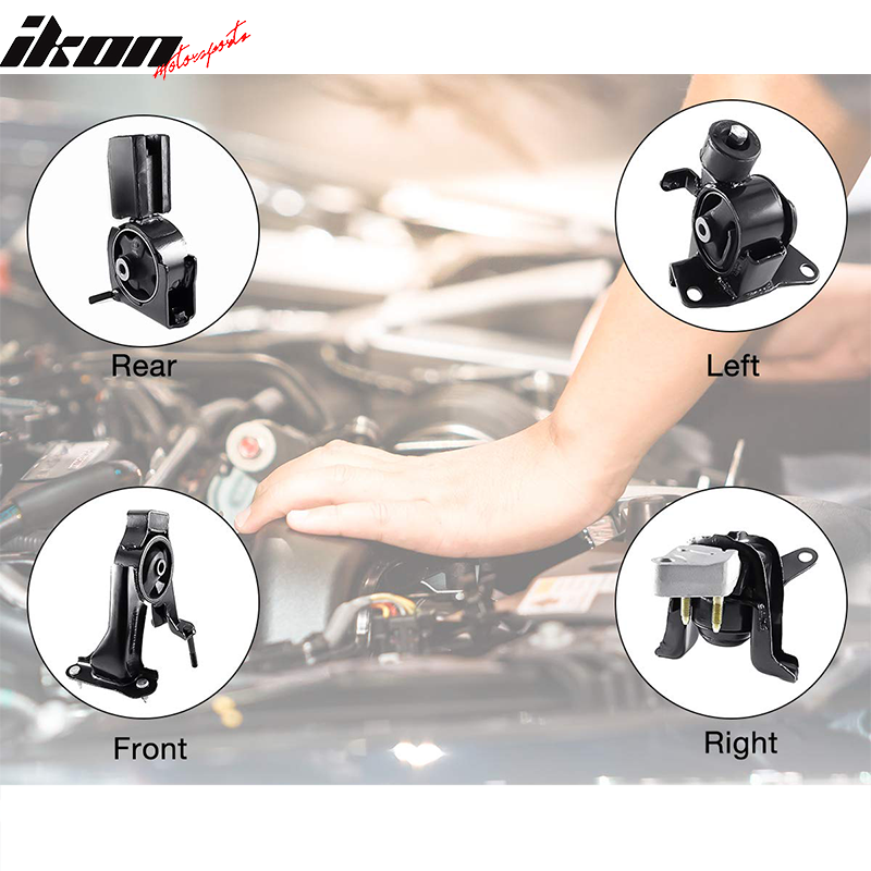 2003-2008 Toyota Corolla 1.8L Engine Motor Transmission Mount Kit