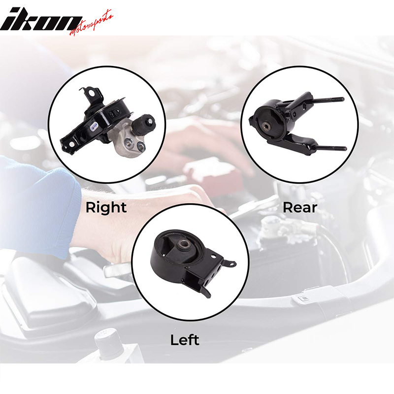 2000-2005 Toyota Echo 1.5L Engine Motor Transmission Mount Kit 3PC