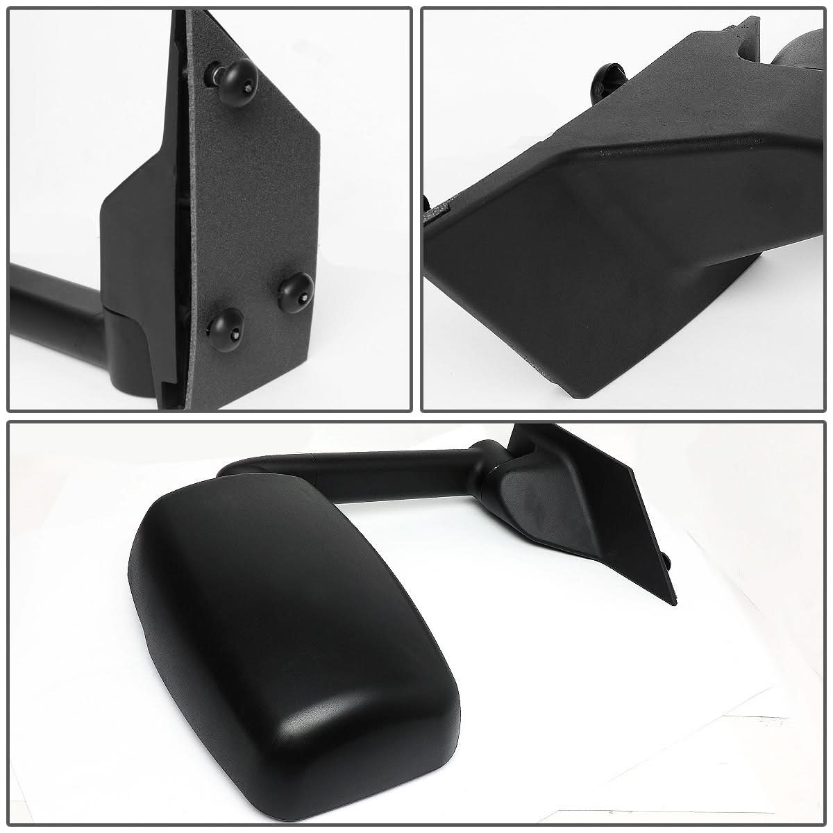 03-18 Chevy Express GMC Savana Manual Side Mirror Left Black