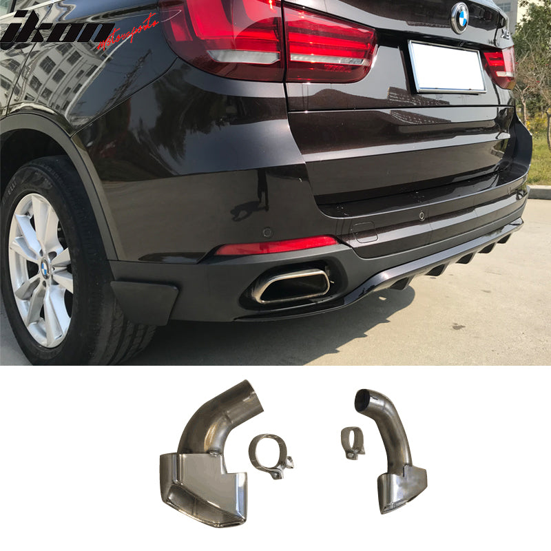 2014-2017 BMW F15 X5 Base MP Style Front + Rear Kits + Muffler Tips