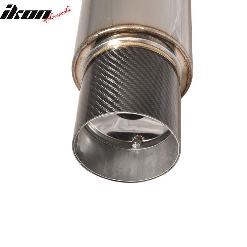 Fits BMW Stainless Muffler Apexi N1 Type 4" Flat Tip & Silencer CF