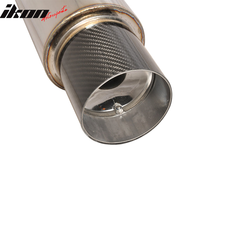 Fits BMW Stainless Muffler Apexi N1 Type 4" Flat Tip & Silencer CF