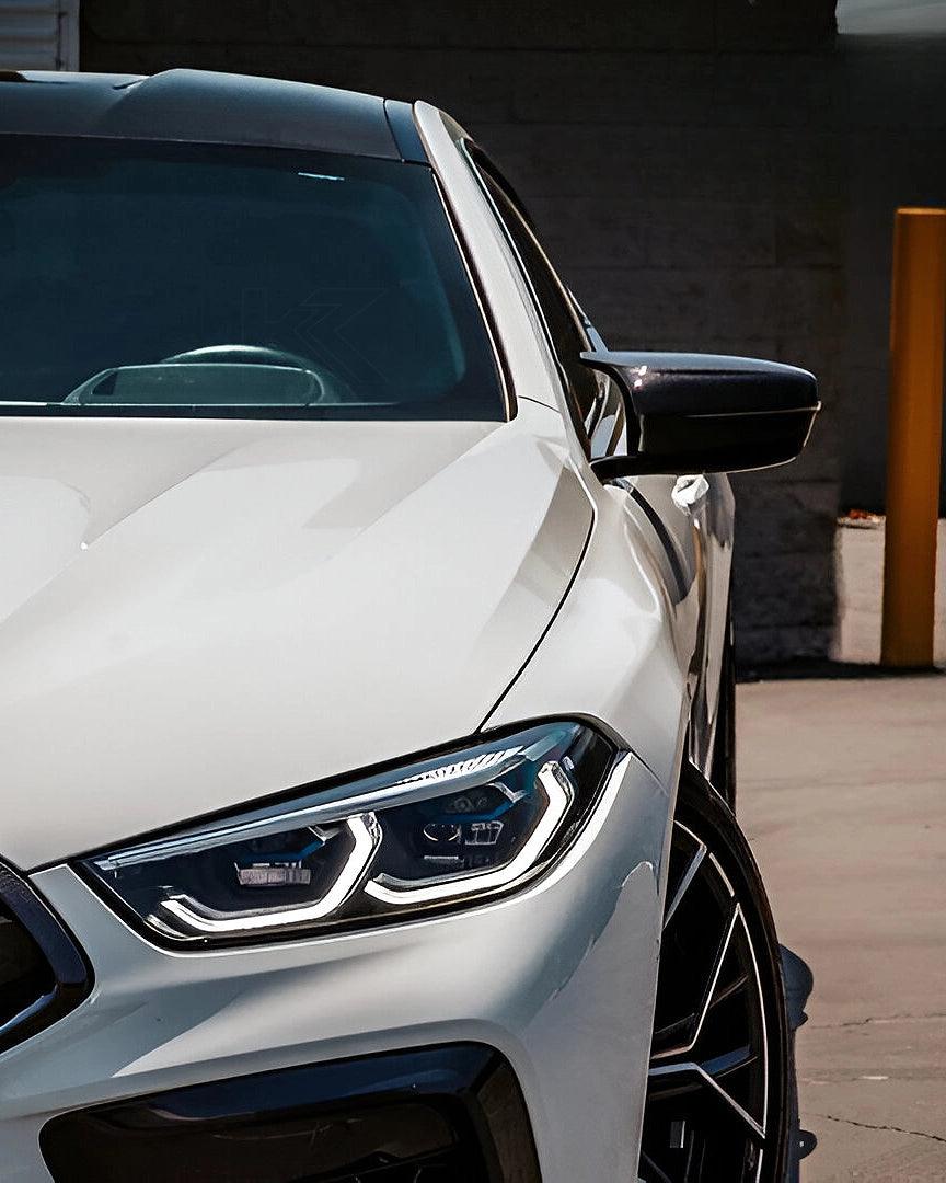 BMW 5 Series F90 M5 M Style Carbon Fiber Side Mirror Cover (2018+) - K2 Industries