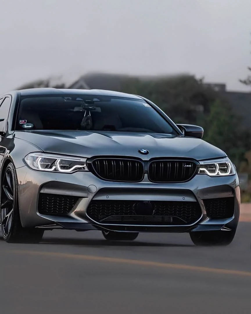 BMW 5 Series F90 M5 Sedan R Style Carbon Fiber Front Lip (2018 - 2020) - K2 Industries