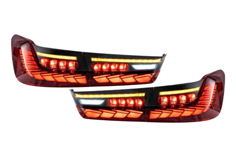 BMW 3-Series G20/G28/G80 Dragon Scale Style Tail Lights (2019 - 2024) - K2 Industries