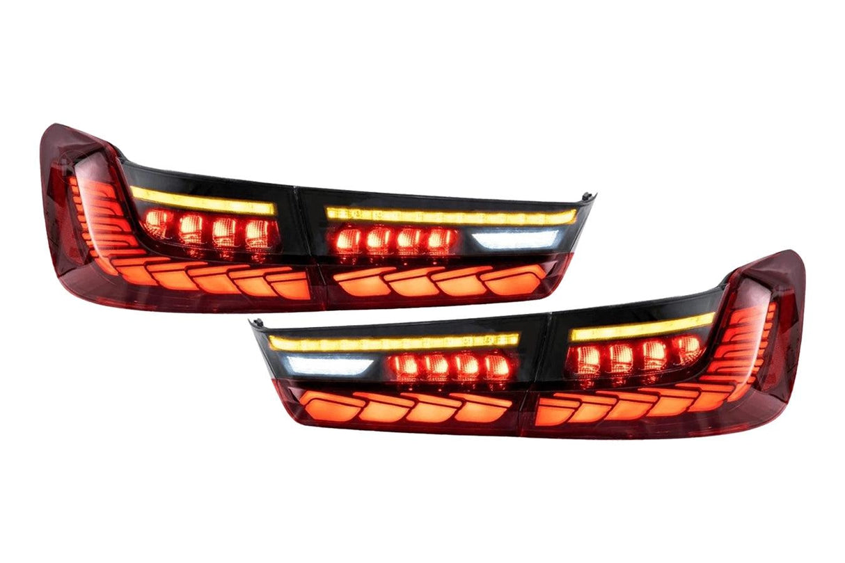 BMW 3-Series G20/G28/G80 Dragon Scale Style Tail Lights (2019 - 2024) - K2 Industries