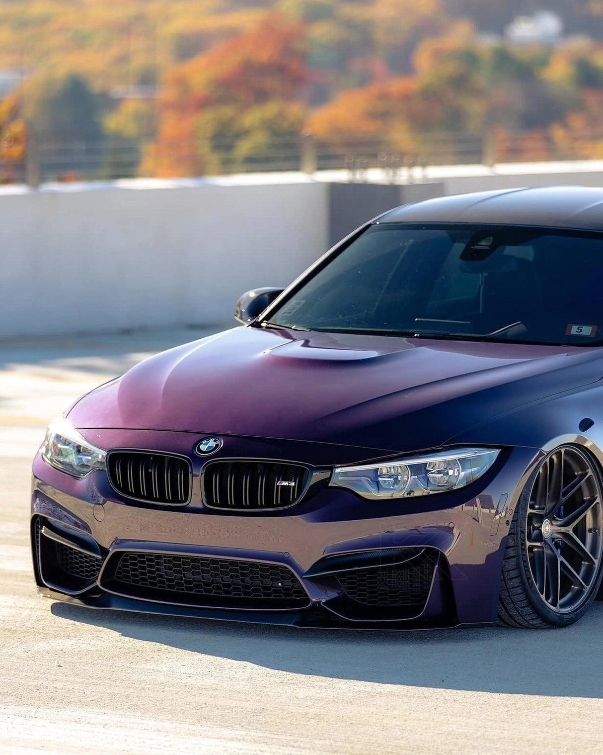 BMW 3 Series F80 M3 F82 F83 M4 CS Style Carbon Fiber Front Lip (2015 - 2019) - K2 Industries