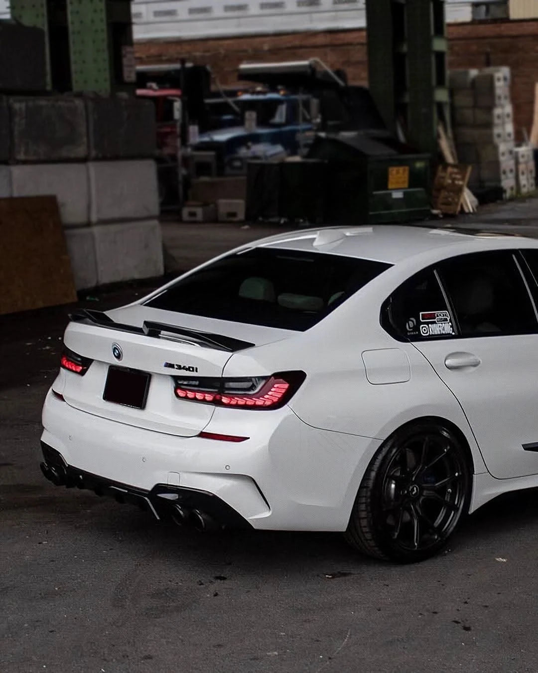 BMW 3 Series M3 G80 G20 M4 G82 G22 Vor Style Carbon Fiber Trunk Spoiler (2021 - 2023) - K2 Industries