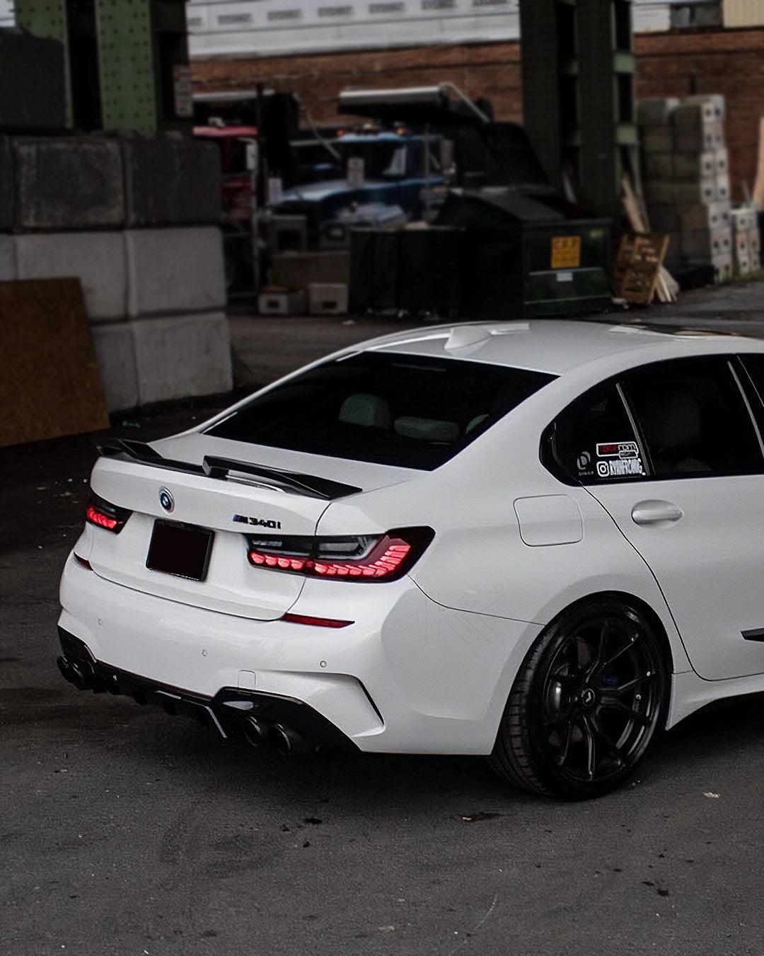 BMW 3 Series M3 G80 G20 M4 G82 G22 Vor Style Carbon Fiber Trunk Spoiler (2021 - 2023) - K2 Industries