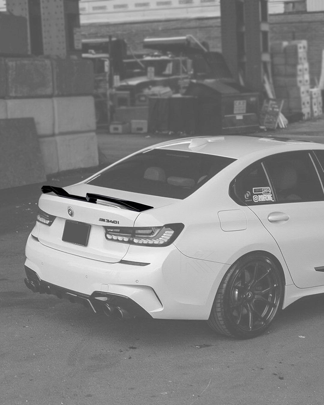 BMW 3 Series M3 G80 G20 M4 G82 G22 Vor Style Carbon Fiber Trunk Spoiler (2021 - 2023) - K2 Industries