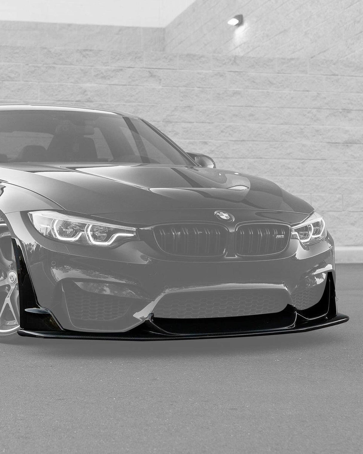 BMW 3 Series F80 M3 F82 F83 M4 Laptor Style Carbon Fiber Front Lip (2015 - 2021) - K2 Industries