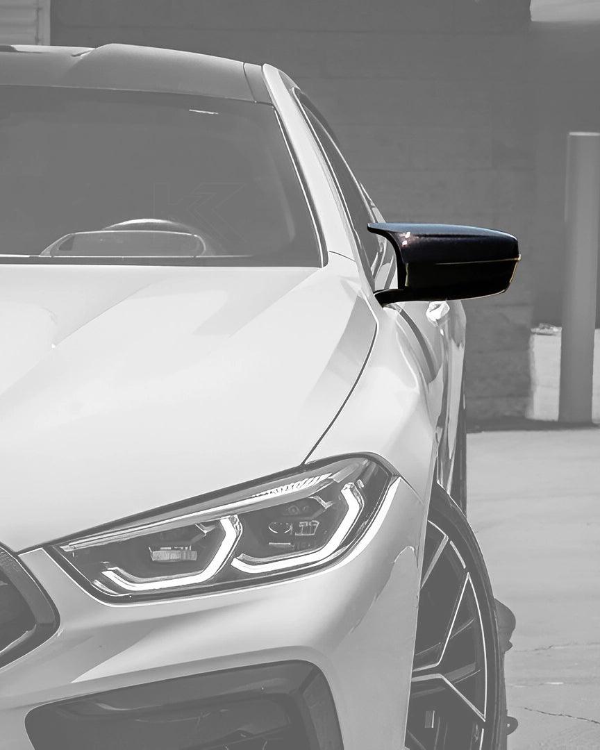 BMW 5 Series F90 M5 M Style Carbon Fiber Side Mirror Cover (2018+) - K2 Industries