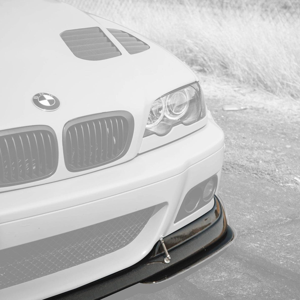 BMW 3 Series E46 M3 AC Style V2 Carbon Fiber Front Lip (2001 - 2006) - K2 Industries
