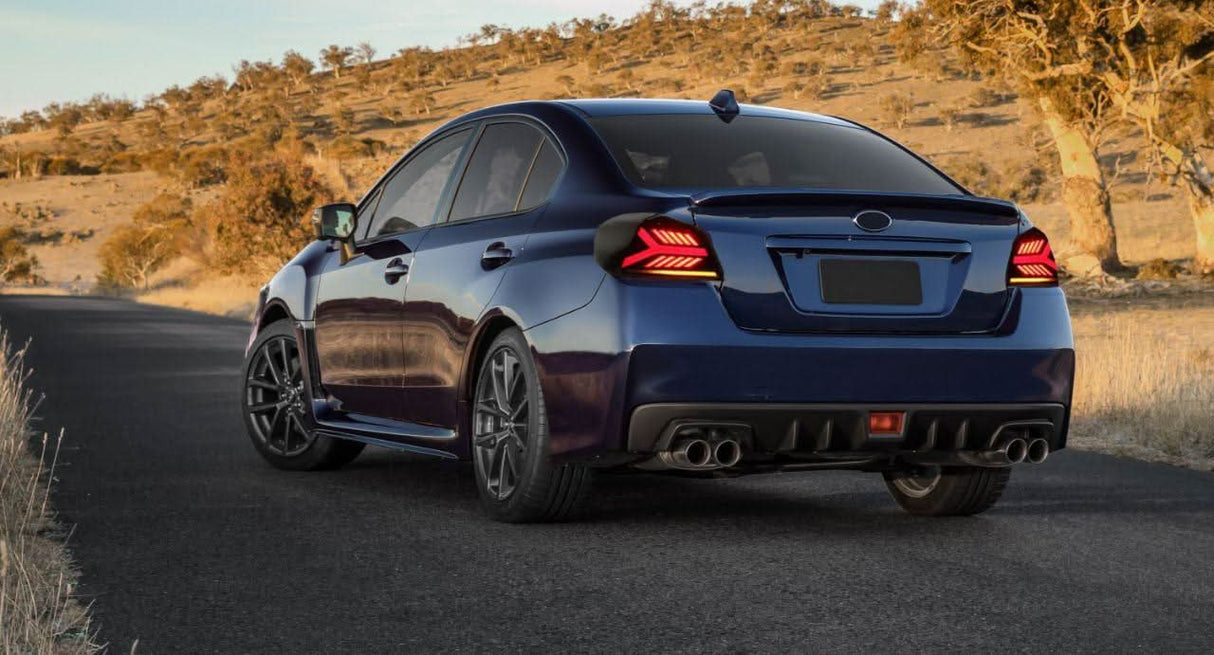 OLM Y-Spec LED Taillights (Clear Lens Red Optic) - 2015-2021 WRX / STI