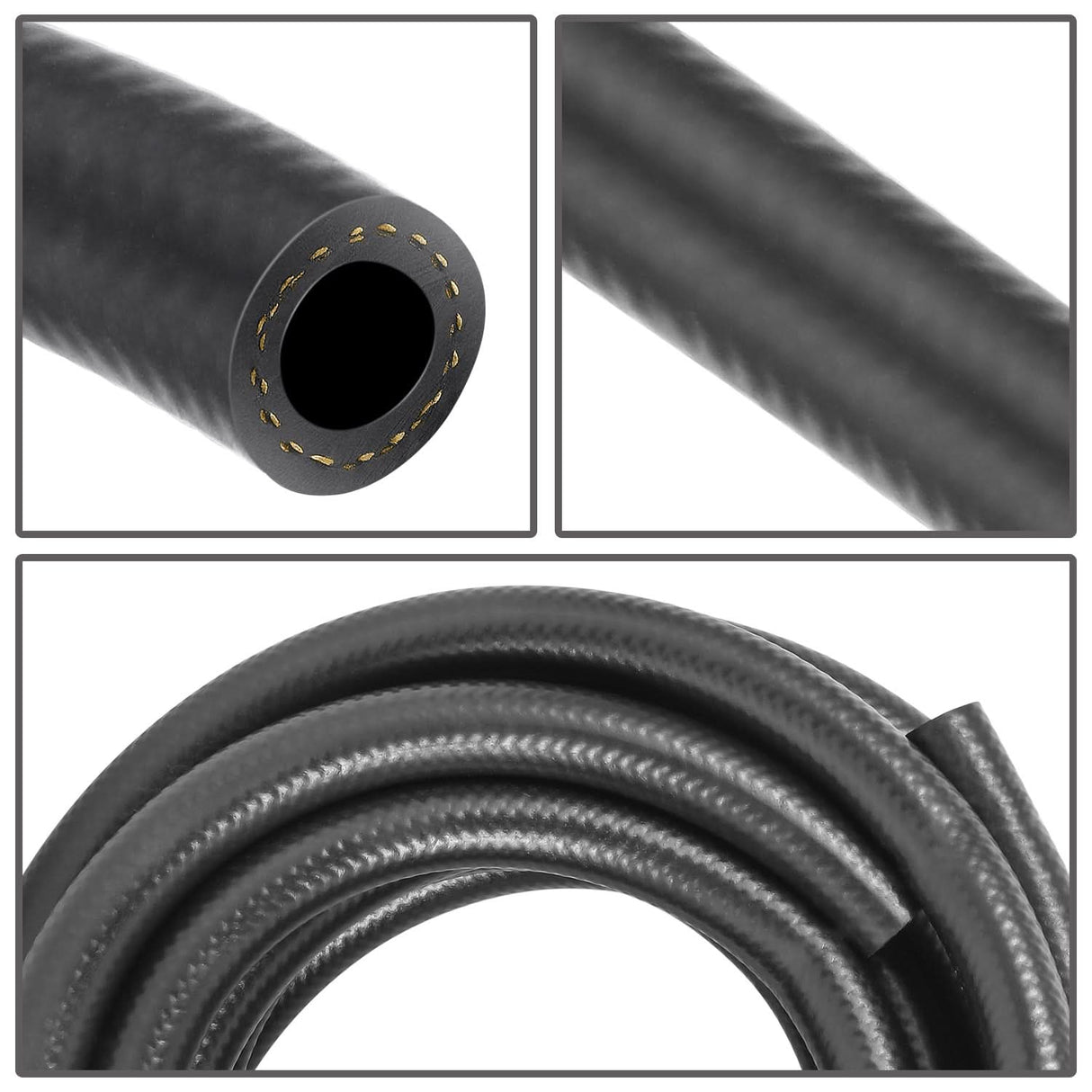 NBR Fuel Line Hose 1/4 Inch - 5 Foot Length