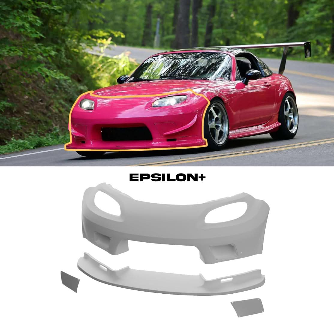Front Bumper – Mazda MX-5 Miata (NC, 2005-2015)