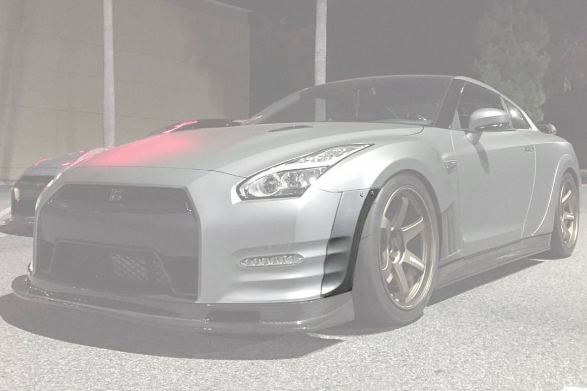 2012-2016 Nissan GTR R35 DBA VA Style Front Bumper Wide Body Flare