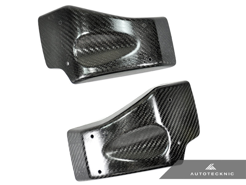 AutoTecknic Dry Carbon Fiber Brake Cooling Duct - Nissan R35 GTR