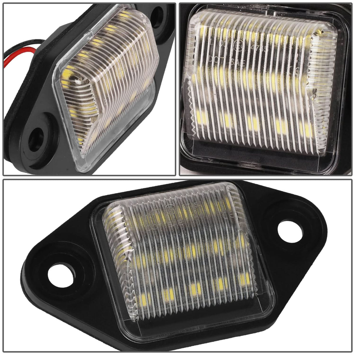 99-14 Ford E-150/E-250/E-350/E-450 White LED License Plate Lamp