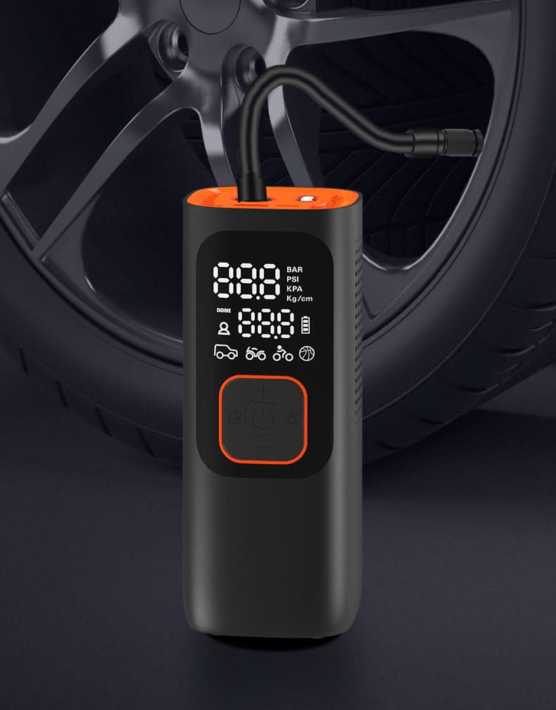 Bavsound Portable Rechargable Air Compressor Tire Pump, 160 PSI, Digital Automatic Screen