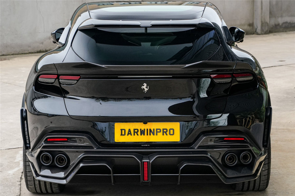 2023-UP Ferrari Purosangue F175 Carbon Fiber Roof Spoiler DarwinPRO iMP Design