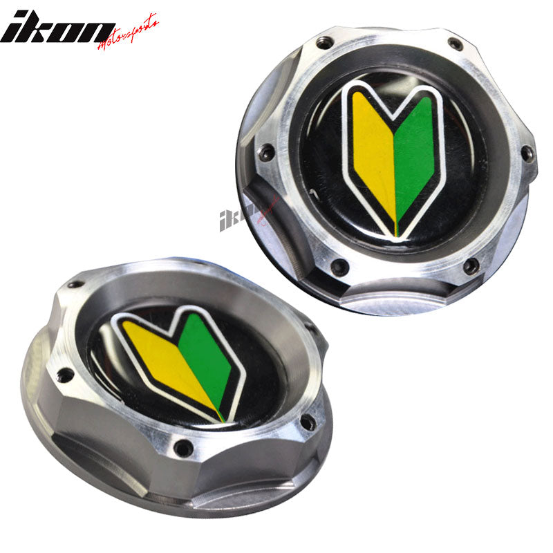 Fits Civic/Acura Gunmetal/Beginner Badge 2 Tone Engine Oil Filler Cap