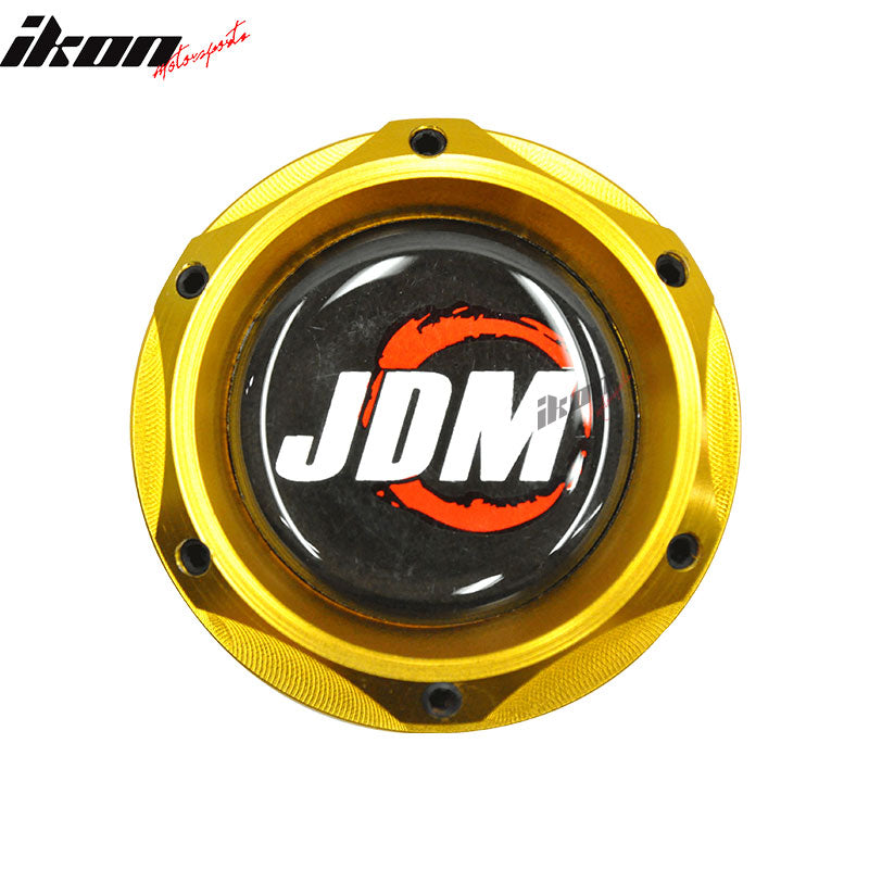 Gold JD Oil Billet Filler Tank Cap Cover Civic EK Fits Acura RSX