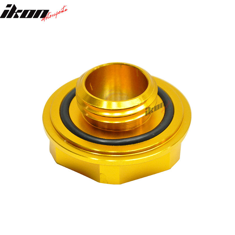 Gold JD Oil Billet Filler Tank Cap Cover Civic EK Fits Acura RSX