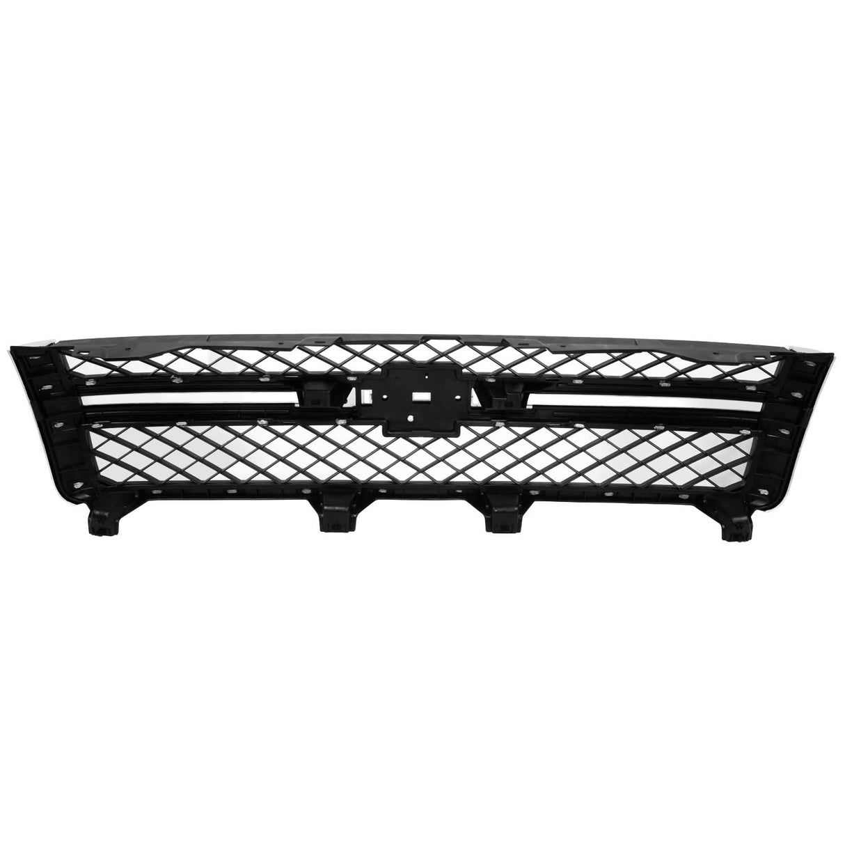 2007-2013 Chevrolet Silverado Dark Gray Chrome Frame Grille