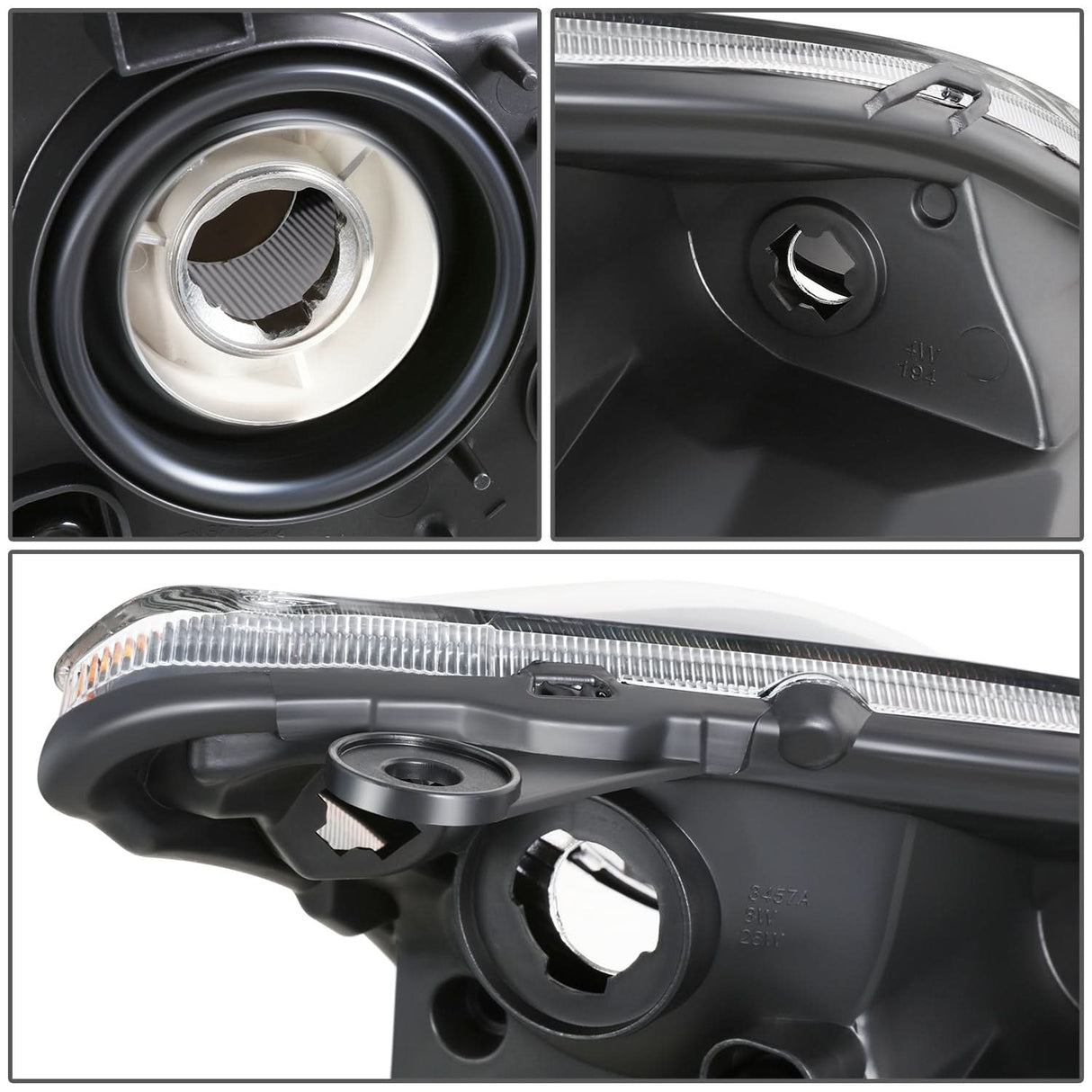 07-09 Nissan Sentra OE Style Left Side Black Headlight