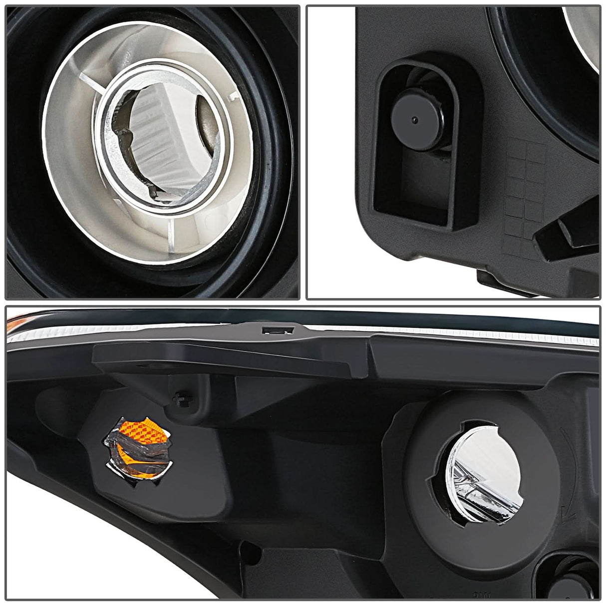 2010-2012 Nissan Sentra OE Style Left Black Headlight