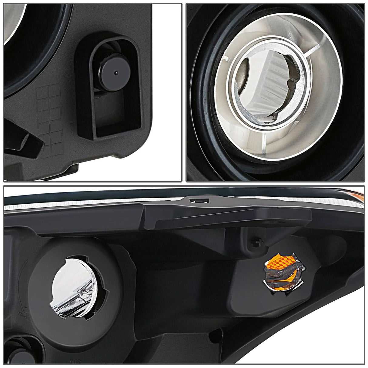 10-12 Nissan Sentra OE Style Right Side Headlight - Black
