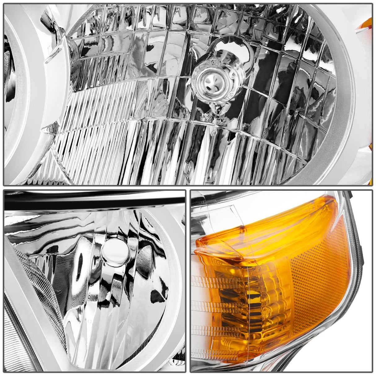 10-13 Toyota 4Runner OE Style Left Side Chrome Headlight