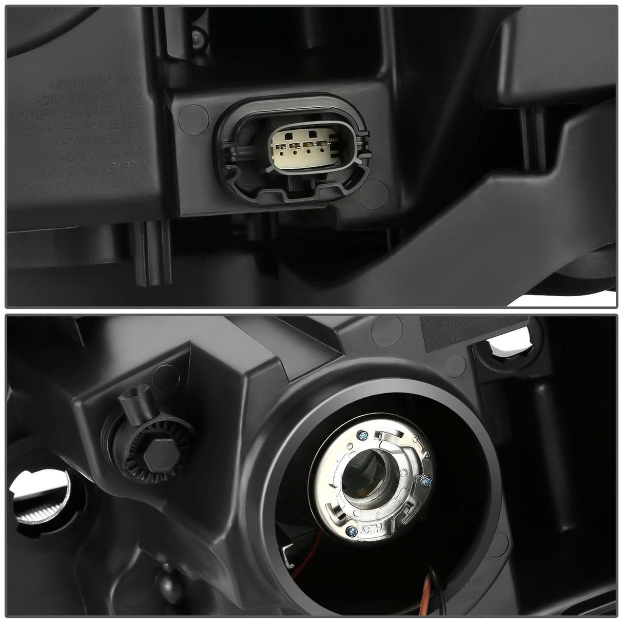 2013-2019 Ford Taurus OE Style Right Headlight - Black Housing