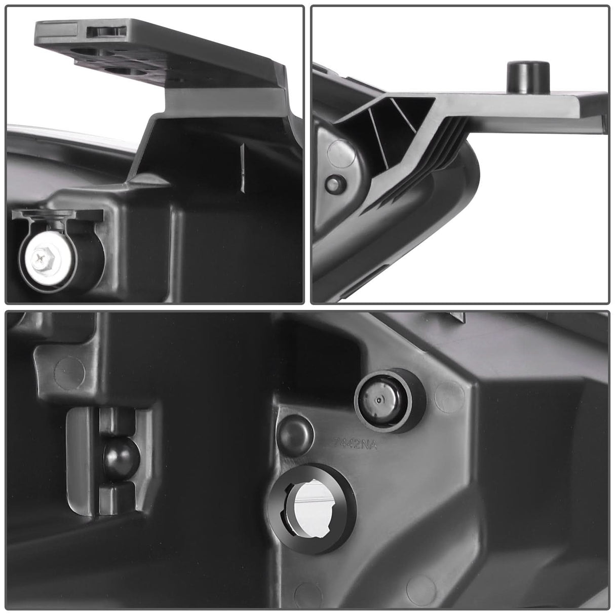 2013-2016 Dodge Dart OE Style Headlights - Black Housing Clear Reflector