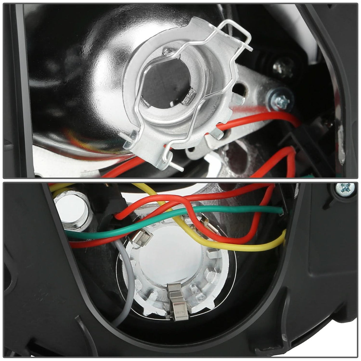 2006-2010 Volkswagen Beetle Projector Headlights - Chrome Housing