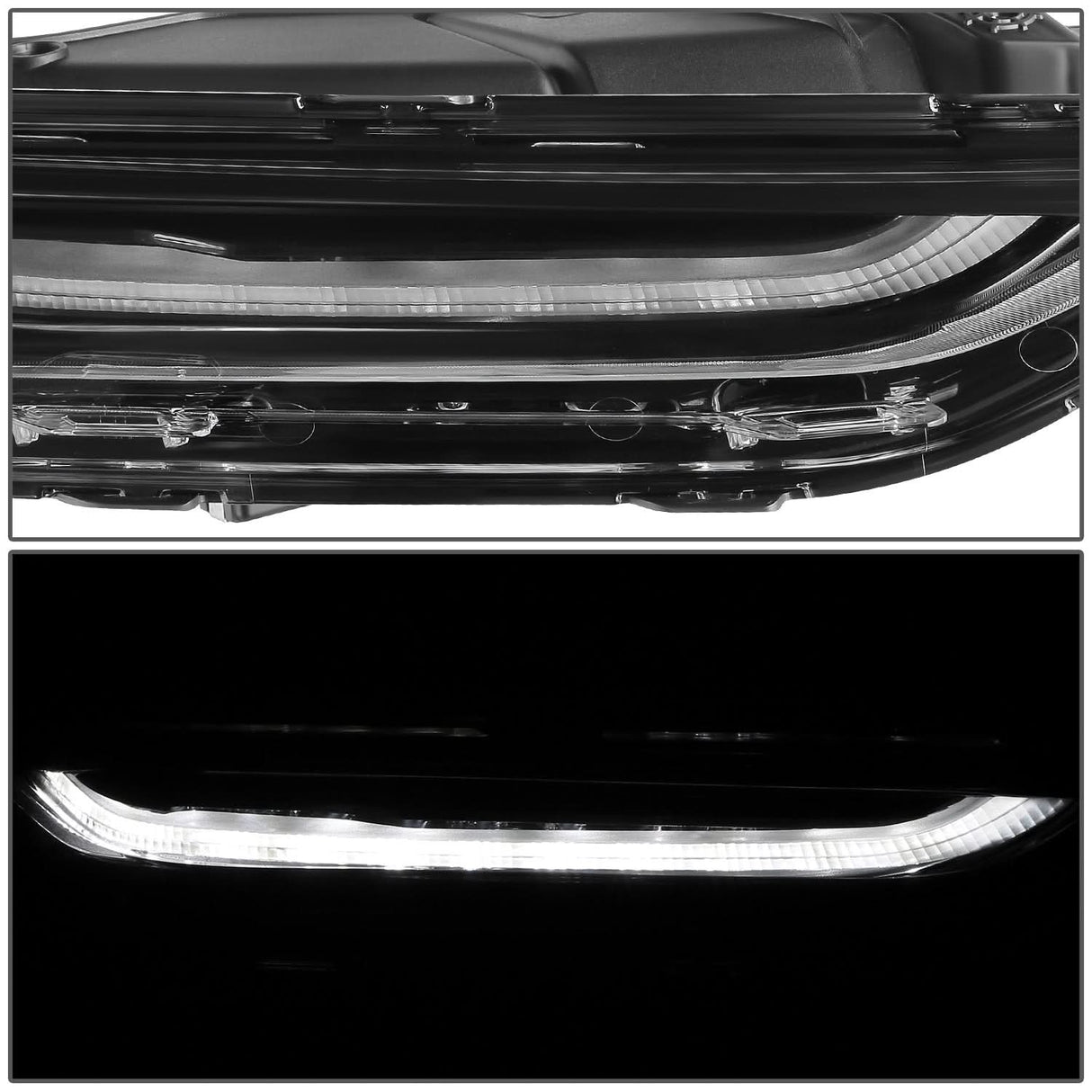 2019-2022 Chevrolet Blazer OE Style LED DRL Headlights - Black Housing