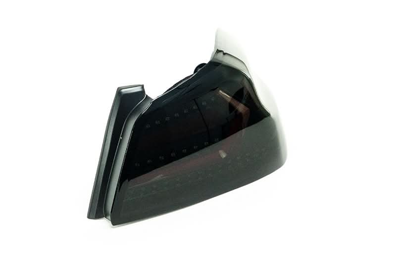 OLM Evolution Tail Lights Smoked Lens Black Base Red Bar 15+ WRX STI