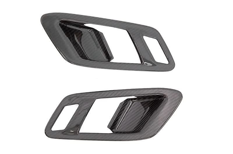 OLM LE Carbon Fiber Door Lock Panel Cover Set 2020+ GR Supra