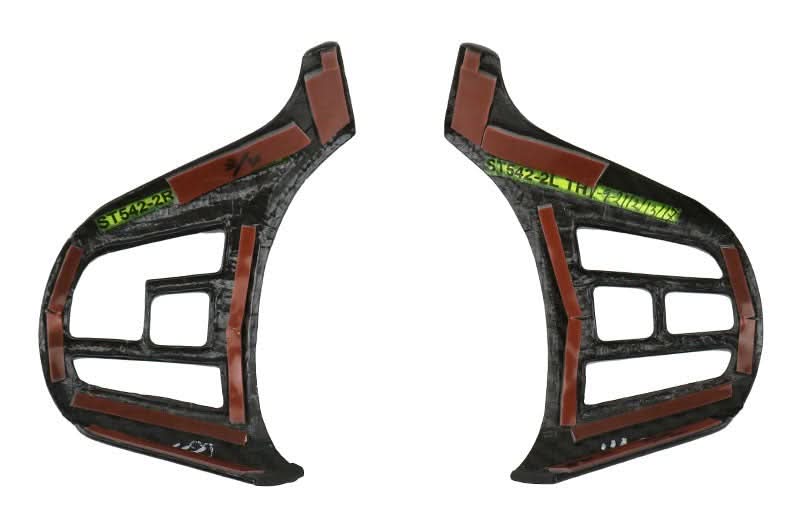 OLM LE Carbon Fiber Steering Wheel Covers (4pc set) 2020+ GR Supra
