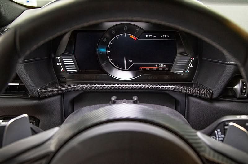 OLM LE Carbon Fiber Lower Speedometer Cluster Cover 2020+ GR Supra