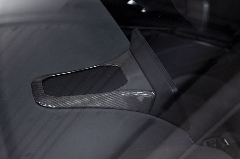 OLM LE Carbon Fiber Center Speaker Cover - 2020 Supra