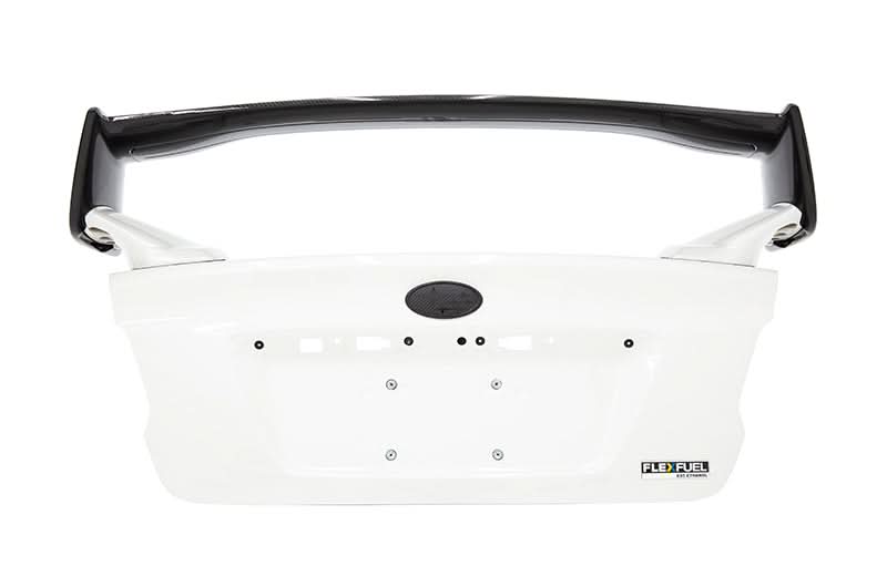 OLM STI Style Carbon Fiber/Gloss Black Spoiler w/o bases - 2015+ WRX / STI