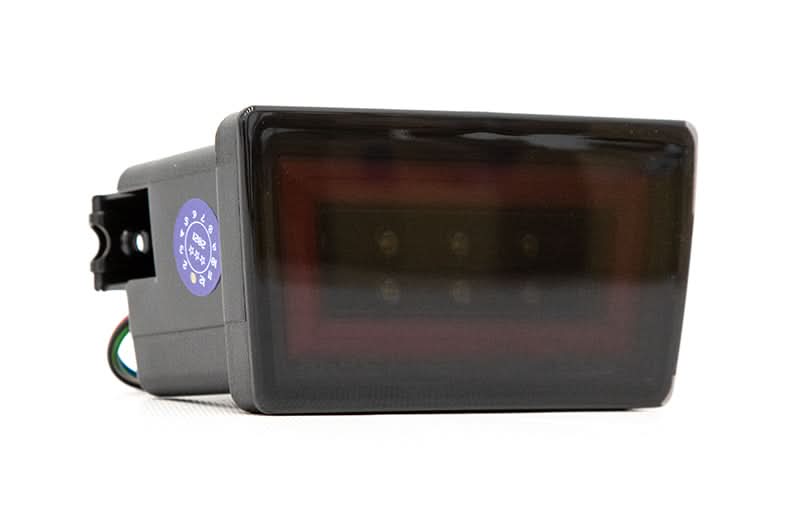 OLM F1 NB+R V2 (Smoke Lens, Gloss Black Base, Red Bar) 2015-2020 WRX / STI