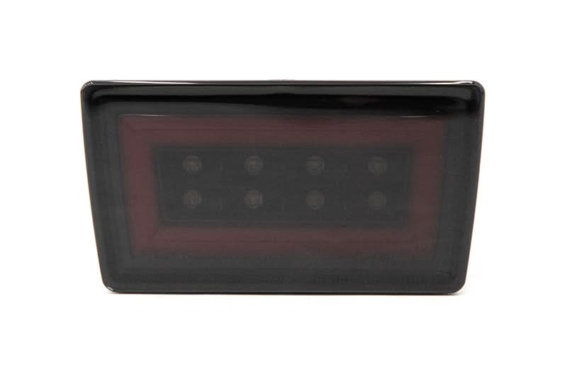 OLM F1 NB+R V2 (Smoke Lens, Gloss Black Base, Red Bar) 2015-2020 WRX / STI