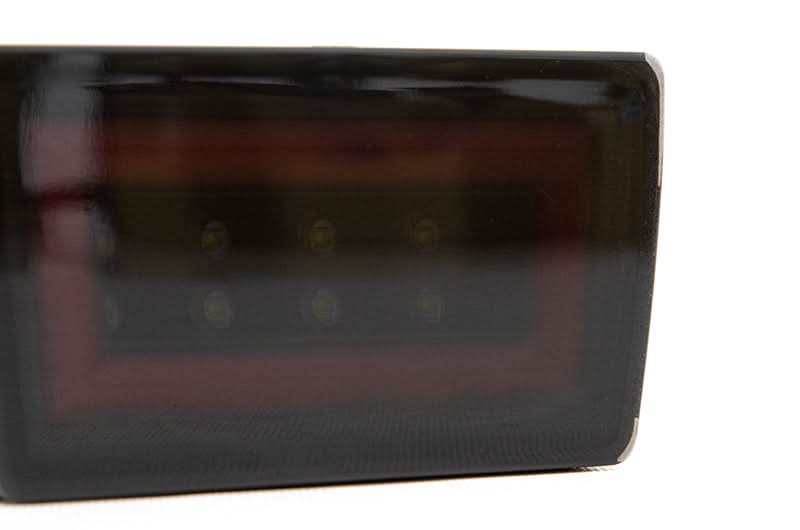 OLM F1 NB+R V2 (Smoke Lens, Gloss Black Base, Red Bar) 2015-2020 WRX / STI