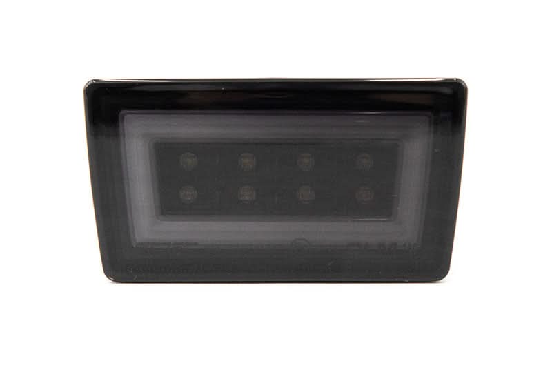 OLM F1 NB+R V2 (Smoke Lens, Goss Black Base, White Bar) 2011-2014 WRX / STI Sedan